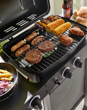 2 Burner Gas BBQ with Side Burner