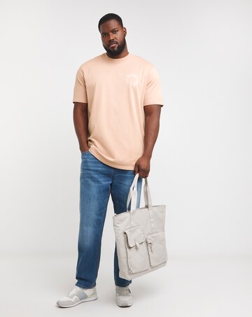 Jack & Jones Lasting Impact Graphic T-Shirt - Pink