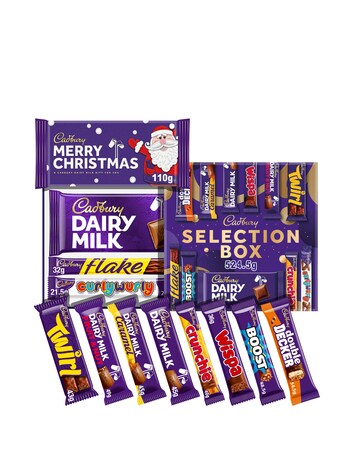 Cadbury Merry Christmas Chocolate Selection Box Hamper