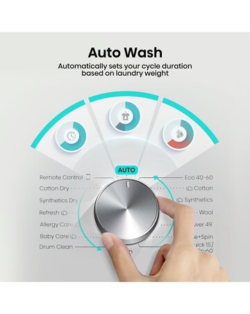 Hisense 3S Series WD3S9043BW3 WiFi-enabled 9kg Washer Dryer - White