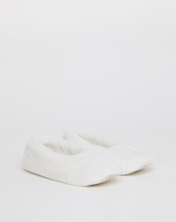 Brandy Fluffy Ballerina Slippers - Wide Fit (E)