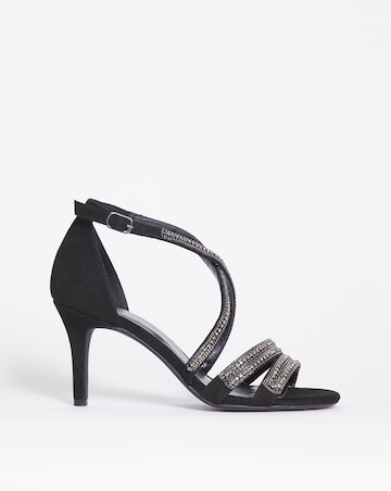 Joanna Hope Glitzy Ankle Strap Sandal EEE Fit