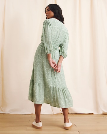 Anise Elodie V Neck Midi Dress