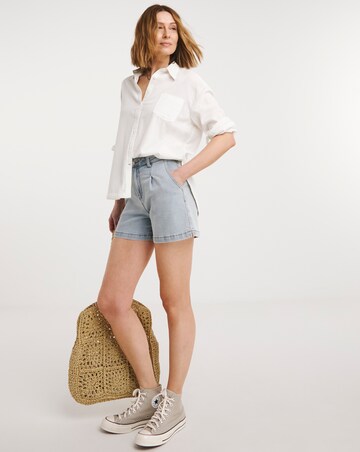 Oversized Crepe Shirt