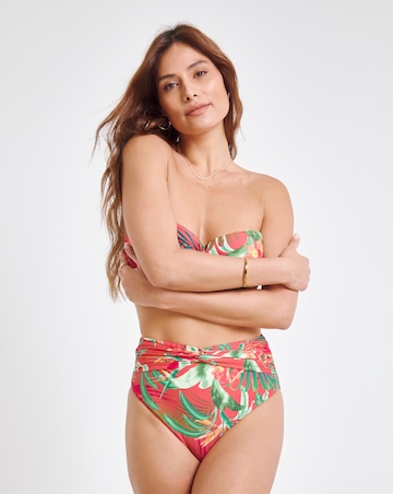 MAGISCULPT Medium Control Twist Front High Waist Bikini Bottoms