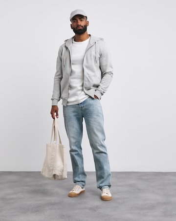 Full Zip Hoodie - Grey Marl