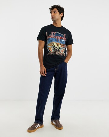 Led Zepplin Graphic Band T-Shirt - Black