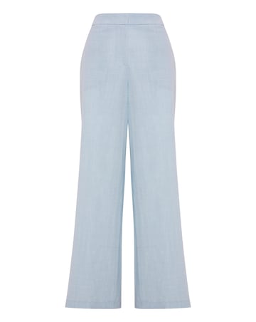 Sky Blue Wide Leg Trousers