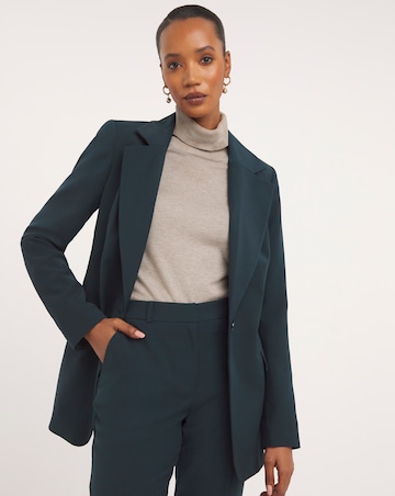 PVE Blazer With Wide Lapels
