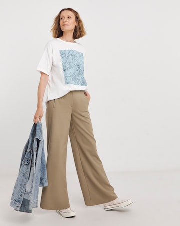 Floral Sketch Graphic T-Shirt