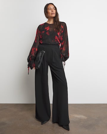 Joanna Hope Tie Sleeve Blouse