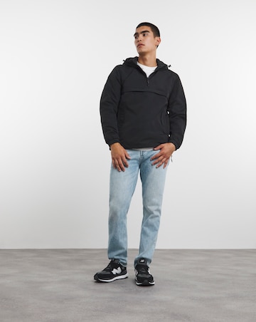 Black Lightweight Overhead Jacket