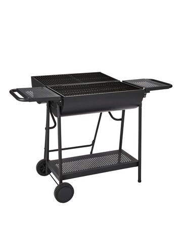 Double Oil Drum Charcoal BBQ