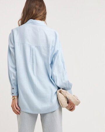 Linen Mix Long Sleeve Shirt
