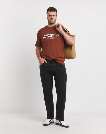 Jack & Jones Vesterbro Logo T-Shirt - Brown