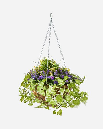 Lilac Bloom Hanging Basket