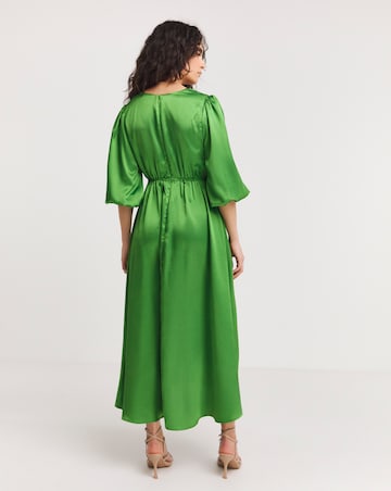 Joanna Hope Ruched Front Midi Dress