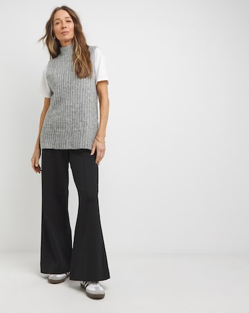 Sleeveless Roll Neck Tunic