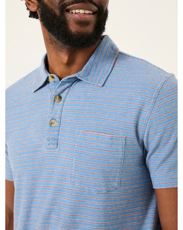 Fatface Indigo Perranporth Polo - Indigo Blue