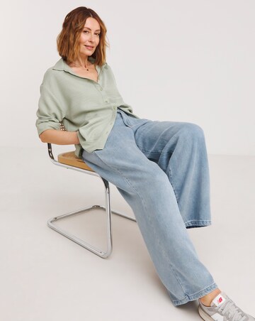 Textured Oversized Shirt