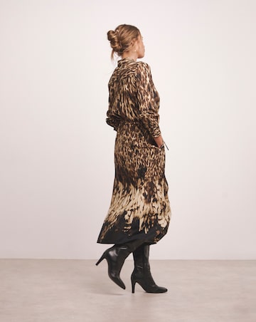 Anthology Long Sleeve Printed Maxi Dress