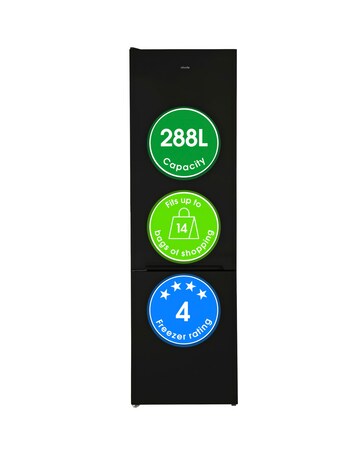 Abode A180FF541E1B 70/30 Fridge Freezer - Black