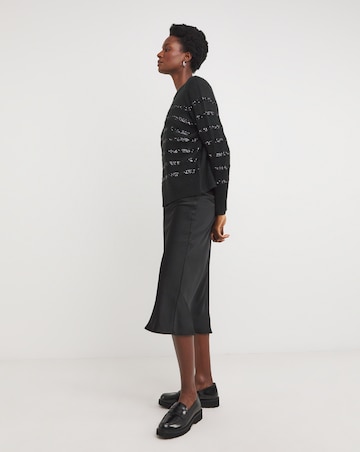 Sequin Stripe Jumper