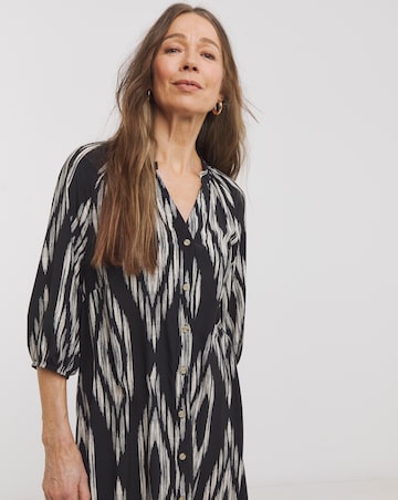 Printed Kaftan Dress