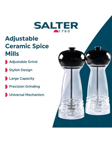 Salter Harper Mill Set - Grey