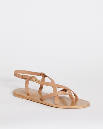 Leather Gladiator Style Sandal EEE Fit