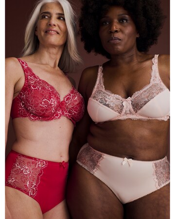 Pretty Secrets (2 Pack) Ella Lace Full Cup Wired Bras (C-H) Pink Multi