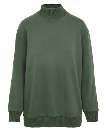 Anthology Heavyweight Rib Side Zip Sweatshirt