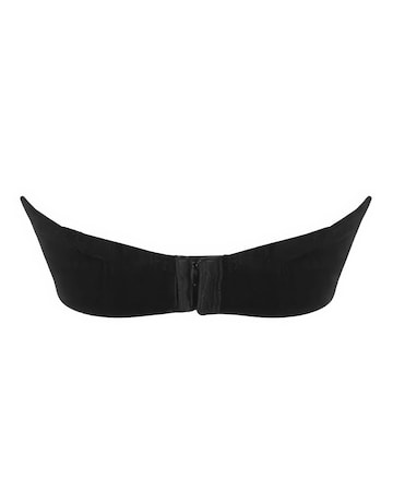 Pour Moi Definitions Longline Strapless Low Back Wired Bra Black