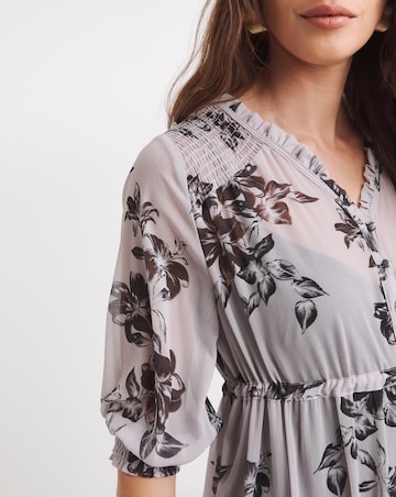 Chiffon Smock Dress