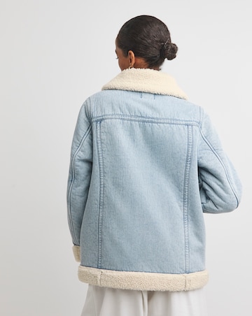 Denim Shearling Jacket
