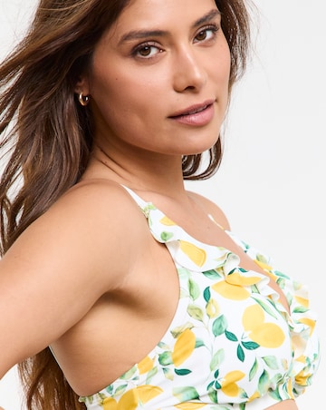 Simply Be Value 2 Pack Plunge Ruffle Bikini Tops