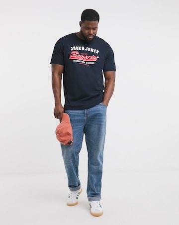 Jack & Jones Logo T-Shirt - Navy