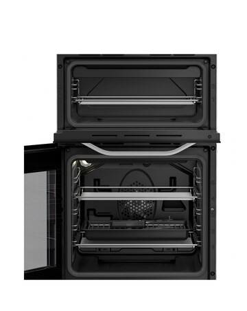 Hotpoint HTE5VCW 50cm Electric Twin Cooker with Ceramic Hob - White Installation
