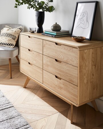Oslo 6 Drawer Wide Chest