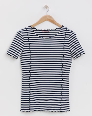 Joe Browns Simply Stripe Rib Jersey Tee