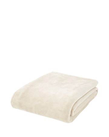 Catherine Lansfield Raschel Velvet Throw