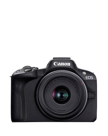 Canon EOS R50 APS-C Mirrorless Camera inc RF-S 18-45mm Lens Creator Kit - Black