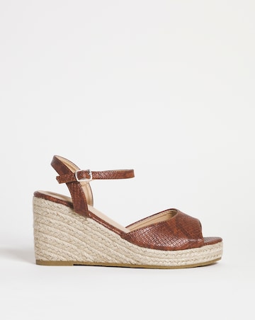 Peep Toe Espadrille - Extra Wide Fit (EEE)