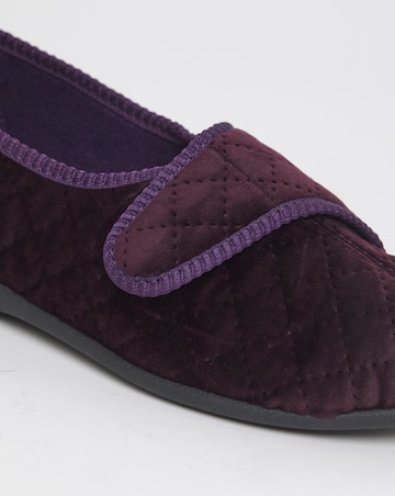 Topaz Touch & Close Full Slipper - Extra Wide Fit (EEE)