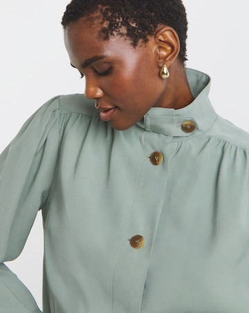 Sage Soft Volume Sleeve Jacket