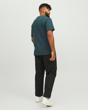 Jack & Jones Black Straight Fit Cotton Trouser