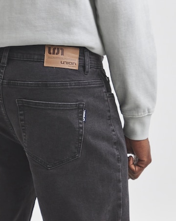 Union Loose Fit Stretch Jeans Black