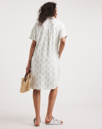 Viscose Twill Relaxed Shirt Dress