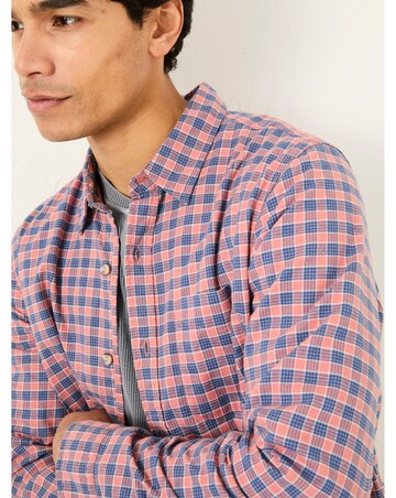 Fatface Sandy Check Shirt - Dusky Pink