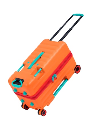 IT Luggage Trunkryder Kids Ride-On Suitcase - Blazing Orange